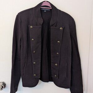 Tommy Hilfiger Women's Solid Band Jacket Black - Size Small